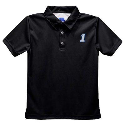 Youth Vive La Fete  Black Ross Chastain Solid Polo