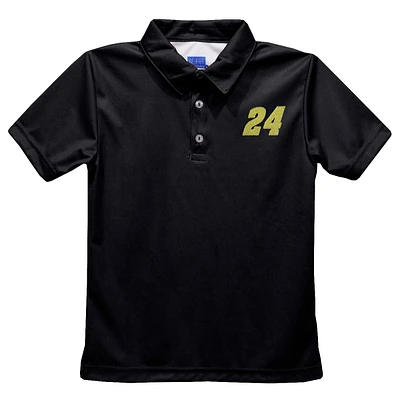 Youth Vive La Fete  Black William Byron Solid Polo