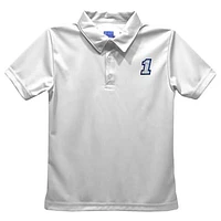 Youth Vive La Fete  White Ross Chastain Solid Polo