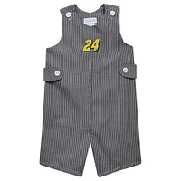 Infant Vive La Fete  Black William Byron Gingham Jon Romper