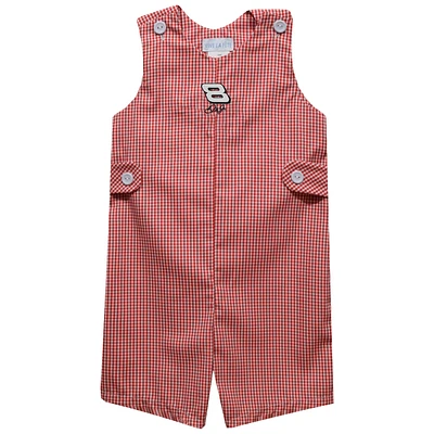 Infant Vive La Fete  Red Dale Earnhardt Jr. Gingham Jon Romper