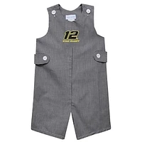 Infant Vive La Fete  Black Ryan Blaney Gingham Jon Romper