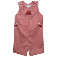 Infant Vive La Fete  Red Joey Logano Gingham Jon Romper