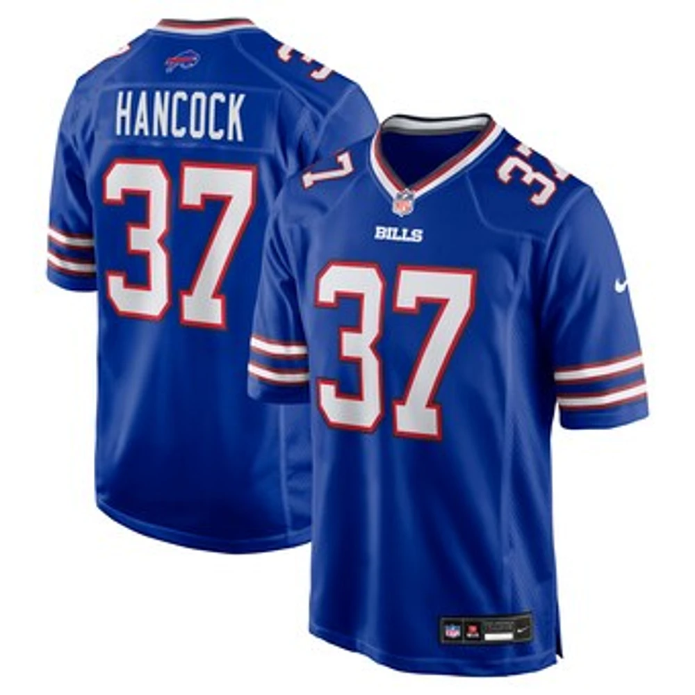 Men's Nike Jordan Hancock  Royal Buffalo Bills Team Game Jersey