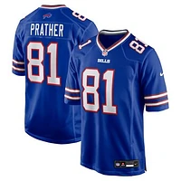 Men's Nike Kaden Prather  Royal Buffalo Bills Team Game Jersey