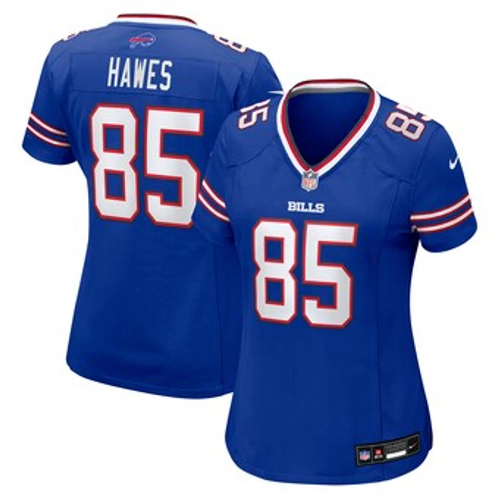Women's Nike Jackson Hawes  Royal Buffalo Bills Team Game Jersey