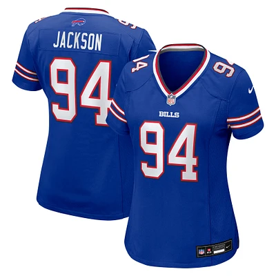 Women's Nike Landon Jackson  Royal Buffalo Bills Team Game Jersey