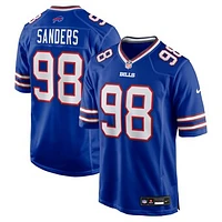 Men's Nike T.J. Sanders  Royal Buffalo Bills Team Game Jersey