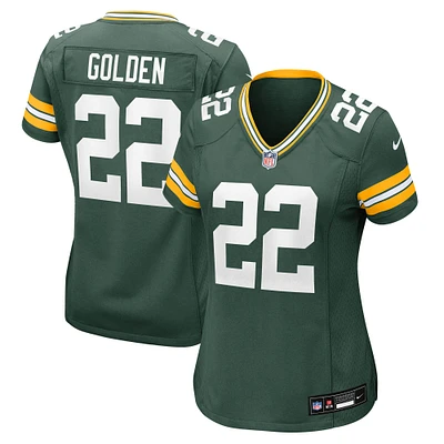 Women's Nike Matthew Golden  Green Bay Packers Team Game Jersey