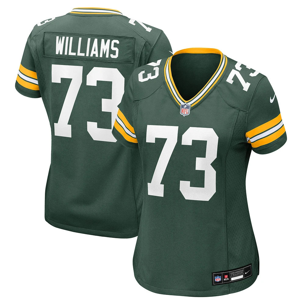 Women's Nike John Williams Green Bay Packers Team Game Jersey