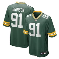Men's Nike Warren Brinson  Green Bay Packers Team Game Jersey