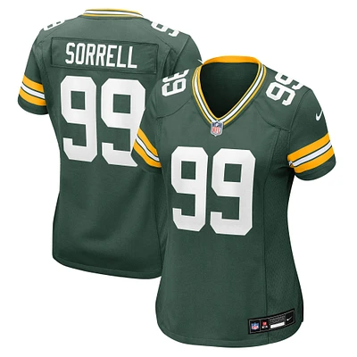 Women's Nike Barryn Sorrell  Green Bay Packers Team Game Jersey