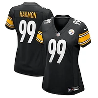 Women's Nike Derrick Harmon  Black Pittsburgh Steelers Team Game Jersey