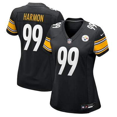 Women's Nike Derrick Harmon  Black Pittsburgh Steelers Team Game Jersey