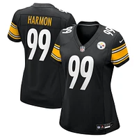 Women's Nike Derrick Harmon  Black Pittsburgh Steelers Team Game Jersey