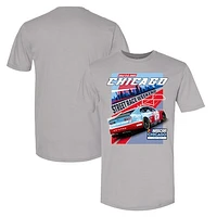 Men's NASCAR Gray 2025 Chicago Street Race Event Car T-Shirt
