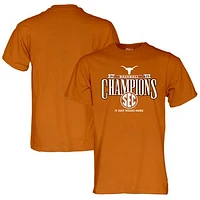 Unisex Blue 84  Texas Orange Longhorns 2025 SEC Baseball Regular Season Champions T-Shirt