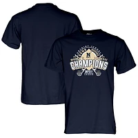 Unisex Blue 84 Navy Midshipmen 2025 Patriot League Women's Lacrosse Tournament Champions T-Shirt