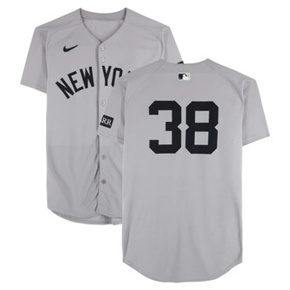 Devin Williams New York Yankees Game-Used #38 Gray Nike Jersey vs. Pittsburgh Pirates on April 4, 2025