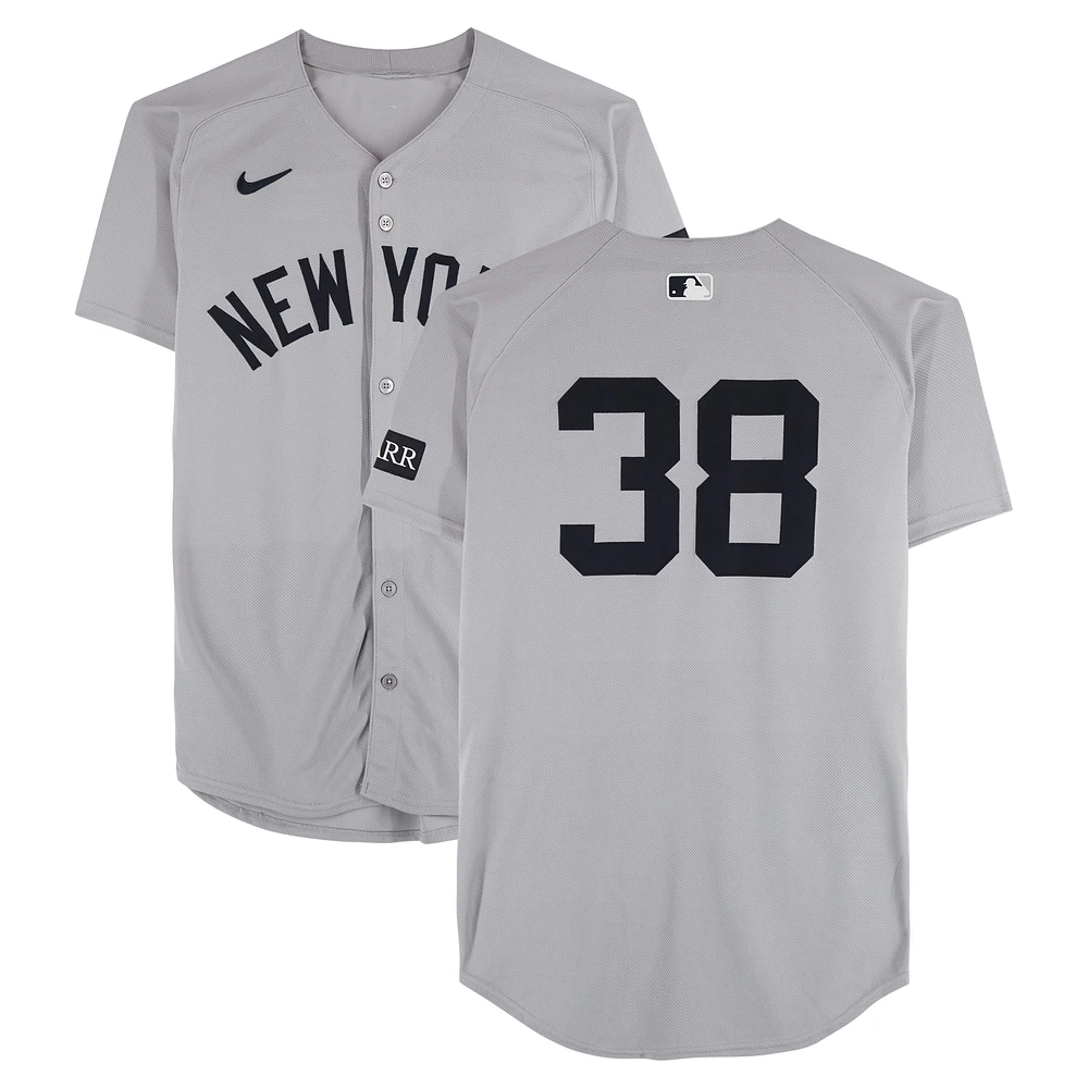 Devin Williams New York Yankees Game-Used #38 Gray Nike Jersey vs. Pittsburgh Pirates on April 4, 2025