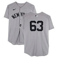 Fernando Cruz New York Yankees Game-Used #63 Gray Nike Jersey vs. Pittsburgh Pirates on April 4, 2025