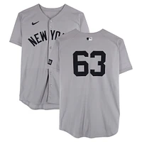 Fernando Cruz New York Yankees Game-Used #63 Gray Nike Jersey vs. Pittsburgh Pirates on April 4, 2025