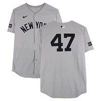 Brent Headrick New York Yankees Game-Used #47 Gray Nike Jersey vs. Pittsburgh Pirates on April 4, 2025