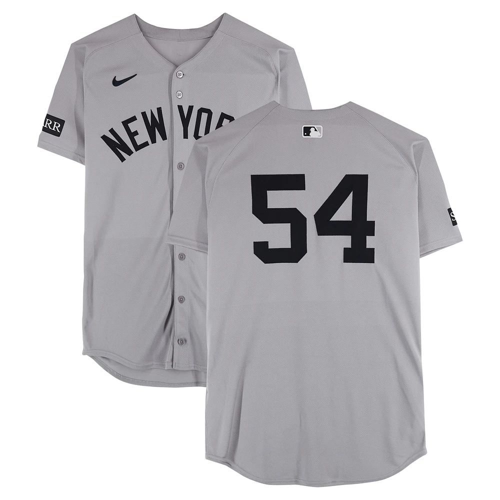 Max Fried New York Yankees Game-Used #54 Gray Nike Jersey vs. Detroit Tigers on April 9, 2025 - 7 IP, 0 ER, 11 K