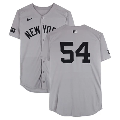 Max Fried New York Yankees Game-Used #54 Gray Nike Jersey vs. Detroit Tigers on April 9, 2025 - 7 IP, 0 ER, 11 K