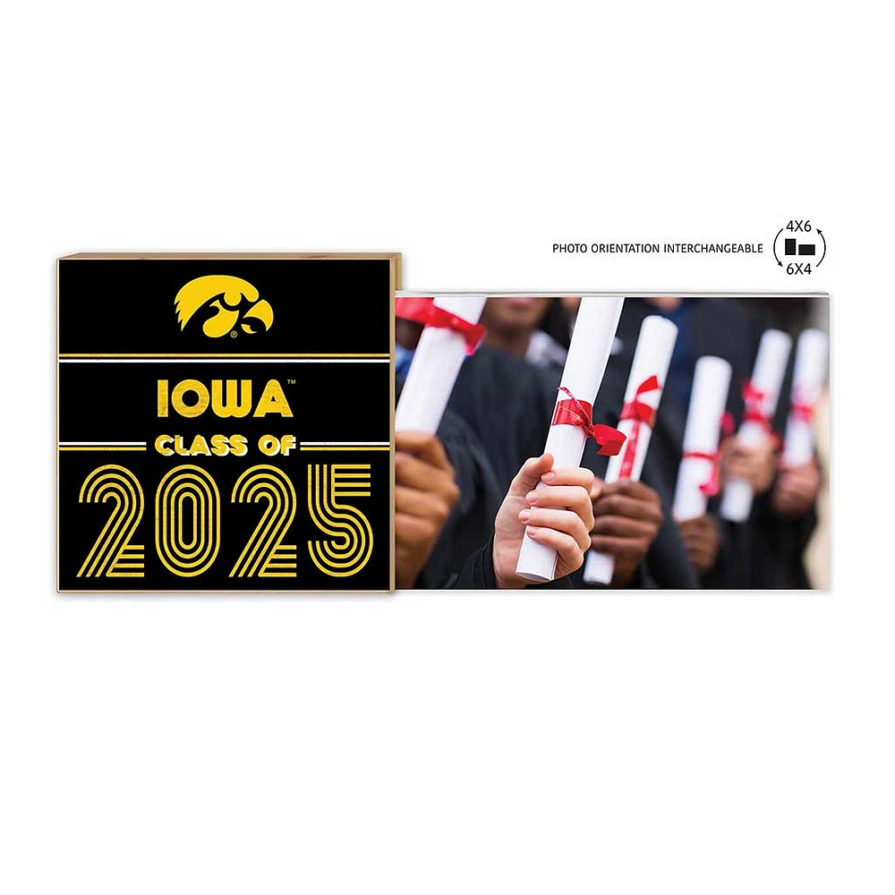 Iowa Hawkeyes 5" x 10.5" Class of 2025 Floating Frame