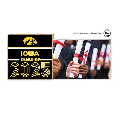 Iowa Hawkeyes 5" x 10.5" Class of 2025 Floating Frame