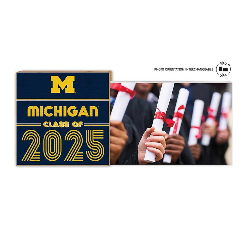 Michigan Wolverines 5" x 10.5" Class of 2025 Floating Frame