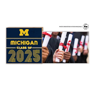 Michigan Wolverines 5" x 10.5" Class of 2025 Floating Frame