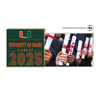 Miami Hurricanes 5" x 10.5" Class of 2025 Floating Frame