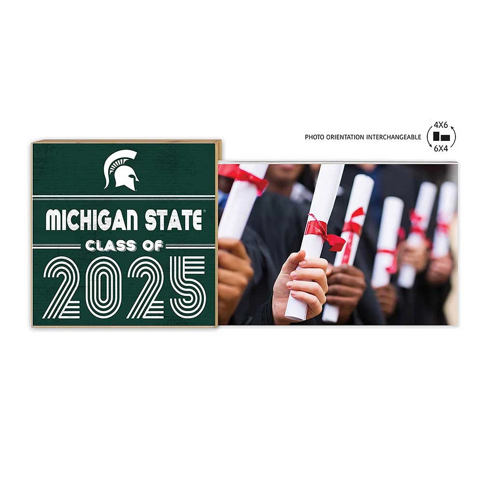 Michigan State Spartans 5" x 10.5" Class of 2025 Floating Frame