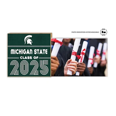 Michigan State Spartans 5" x 10.5" Class of 2025 Floating Frame