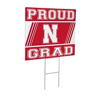 Nebraska Huskers 24" x 18" Graduation Outdoor Yard Sign