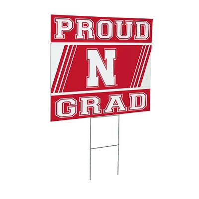 Nebraska Huskers 24" x 18" Graduation Outdoor Yard Sign