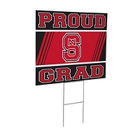 NC State Wolfpack 24" x 18" Graduation Outdoor Yard Sign