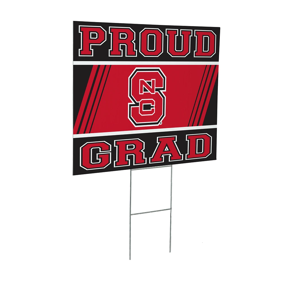 NC State Wolfpack 24" x 18" Graduation Outdoor Yard Sign