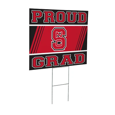 NC State Wolfpack 24" x 18" Graduation Outdoor Yard Sign