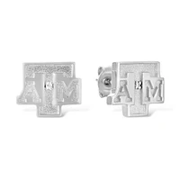 FanDrip Texas A&M Aggies  Diamond Accent Stud Earring