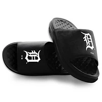 Youth ISlide Black Detroit Tigers Primary Motive Slide Sandals