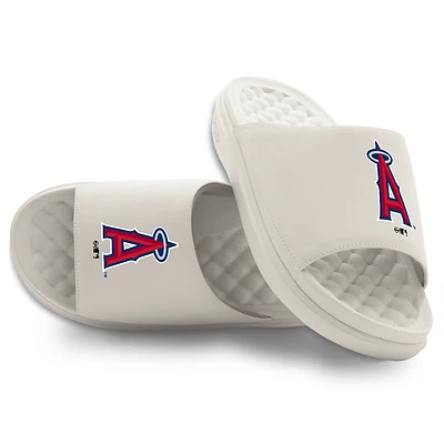 Youth ISlide Cream Los Angeles Angels Primary Motive Slide Sandals