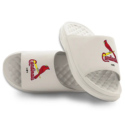 Youth ISlide Cream St. Louis Cardinals Primary Motive Slide Sandals