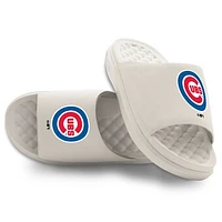 Youth ISlide Cream Chicago Cubs Primary Motive Slide Sandals