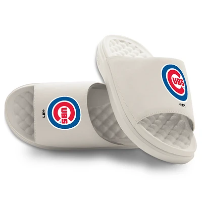 Youth ISlide Cream Chicago Cubs Primary Motive Slide Sandals