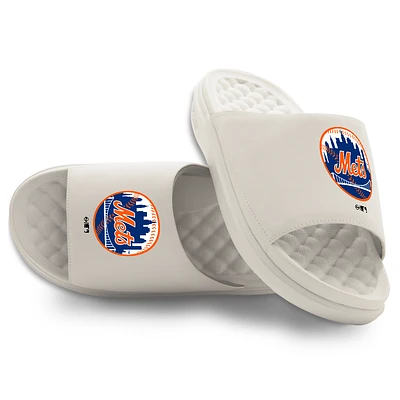 Youth ISlide Cream New York Mets Primary Motive Slide Sandals
