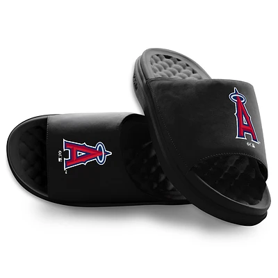 Youth ISlide Black Los Angeles Angels Primary Motive Slide Sandals