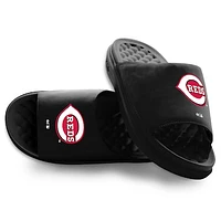 Youth ISlide Black Cincinnati Reds Primary Motive Slide Sandals
